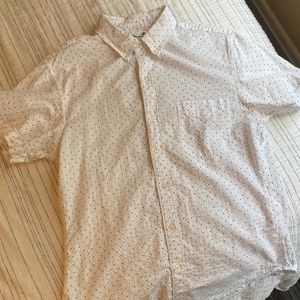 Mens Bonobos Searsucker Short Sleeve button up - tailored fit